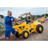 Minamas traktorius savivartis vaikams nuo 2,5 iki 5 metų | rollyKid Dumper CAT | Rolly Toys